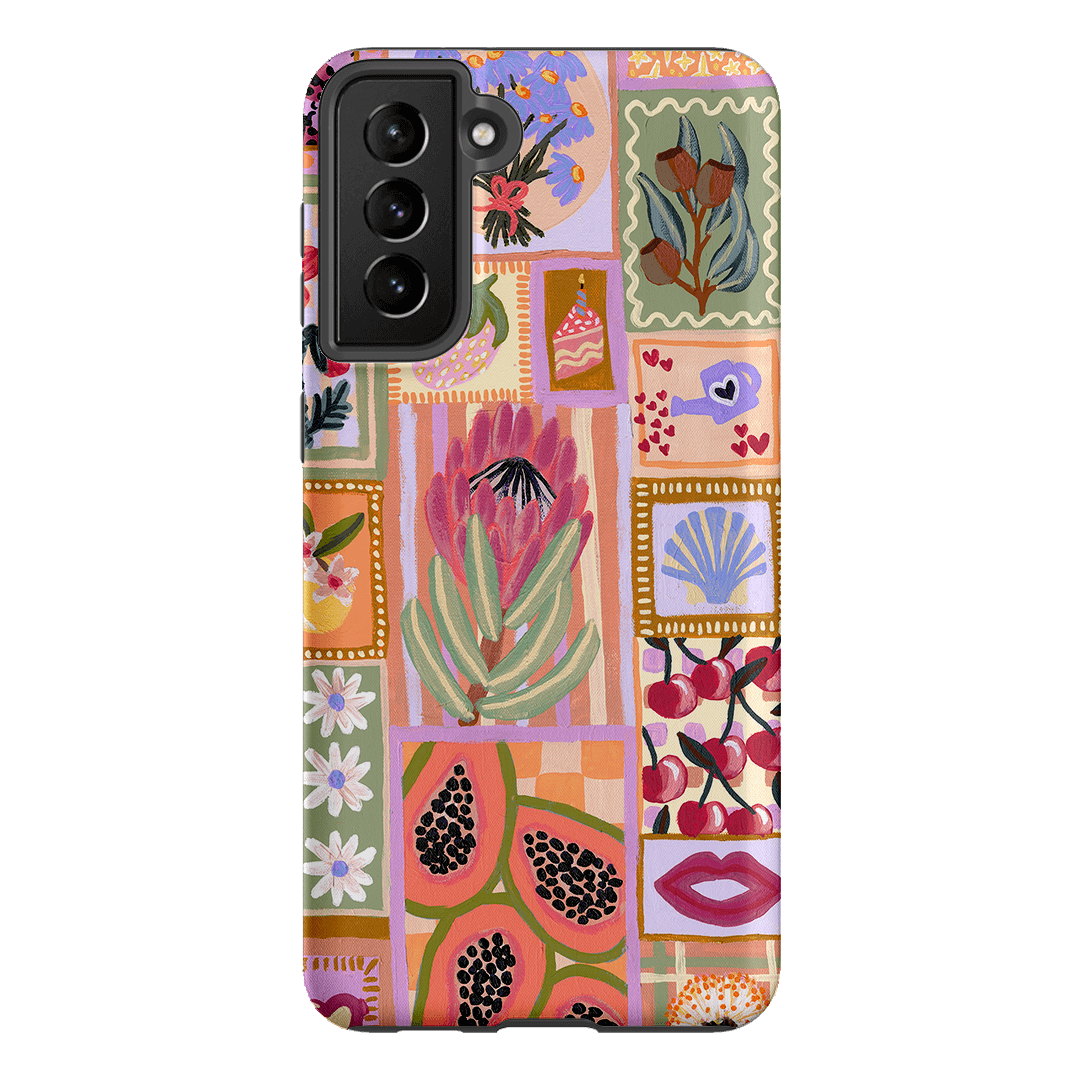 Summer Postcards Printed Phone Cases Samsung Galaxy S21 Plus / Armoured by Amy Gibbs - The Dairy