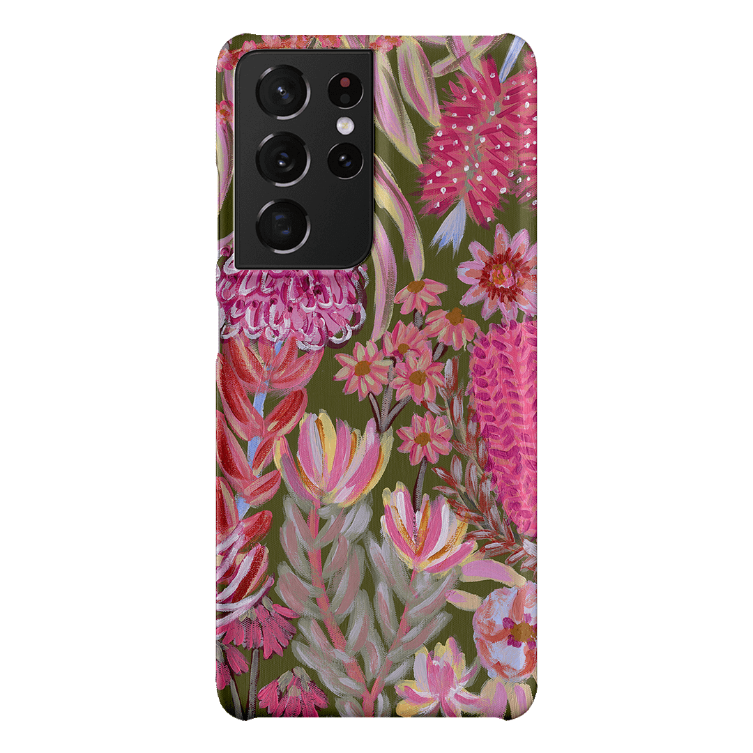 Floral Island Printed Phone Cases Samsung Galaxy S21 Ultra / Snap by Amy Gibbs - The Dairy