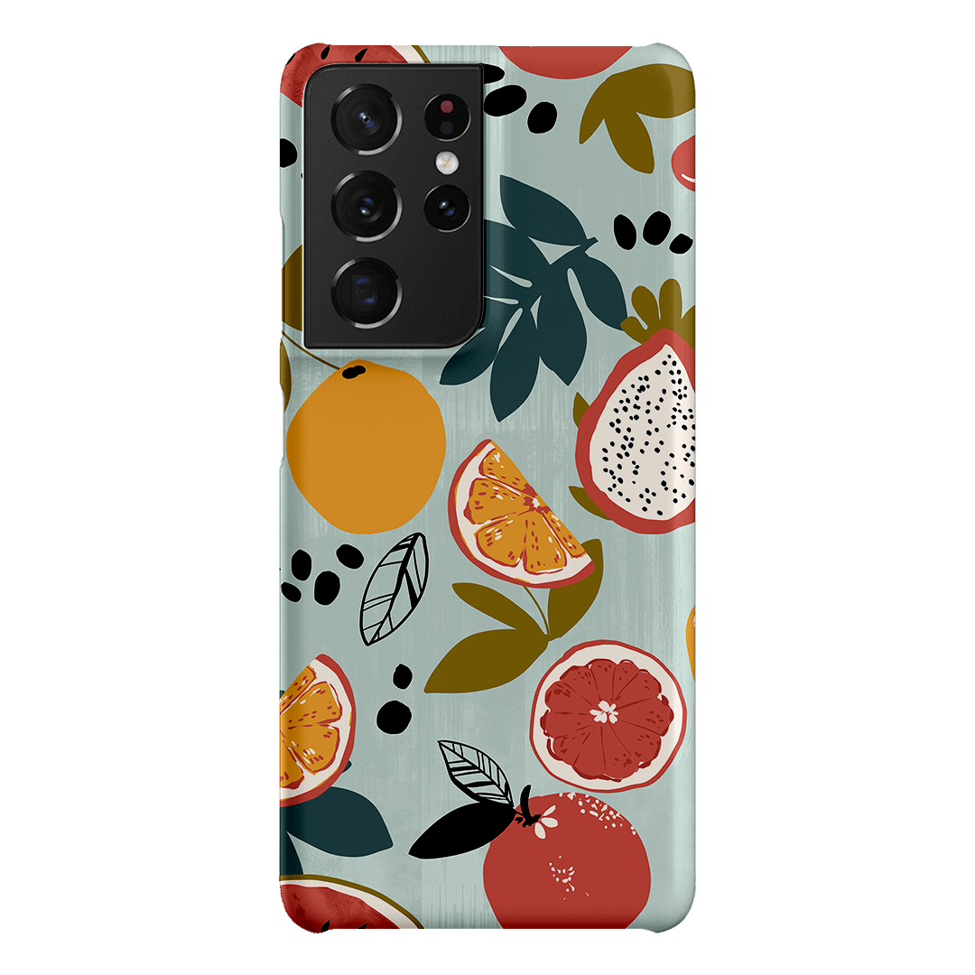 Fruit Market Printed Phone Cases Samsung Galaxy S21 Ultra / Snap by Charlie Taylor - The Dairy
