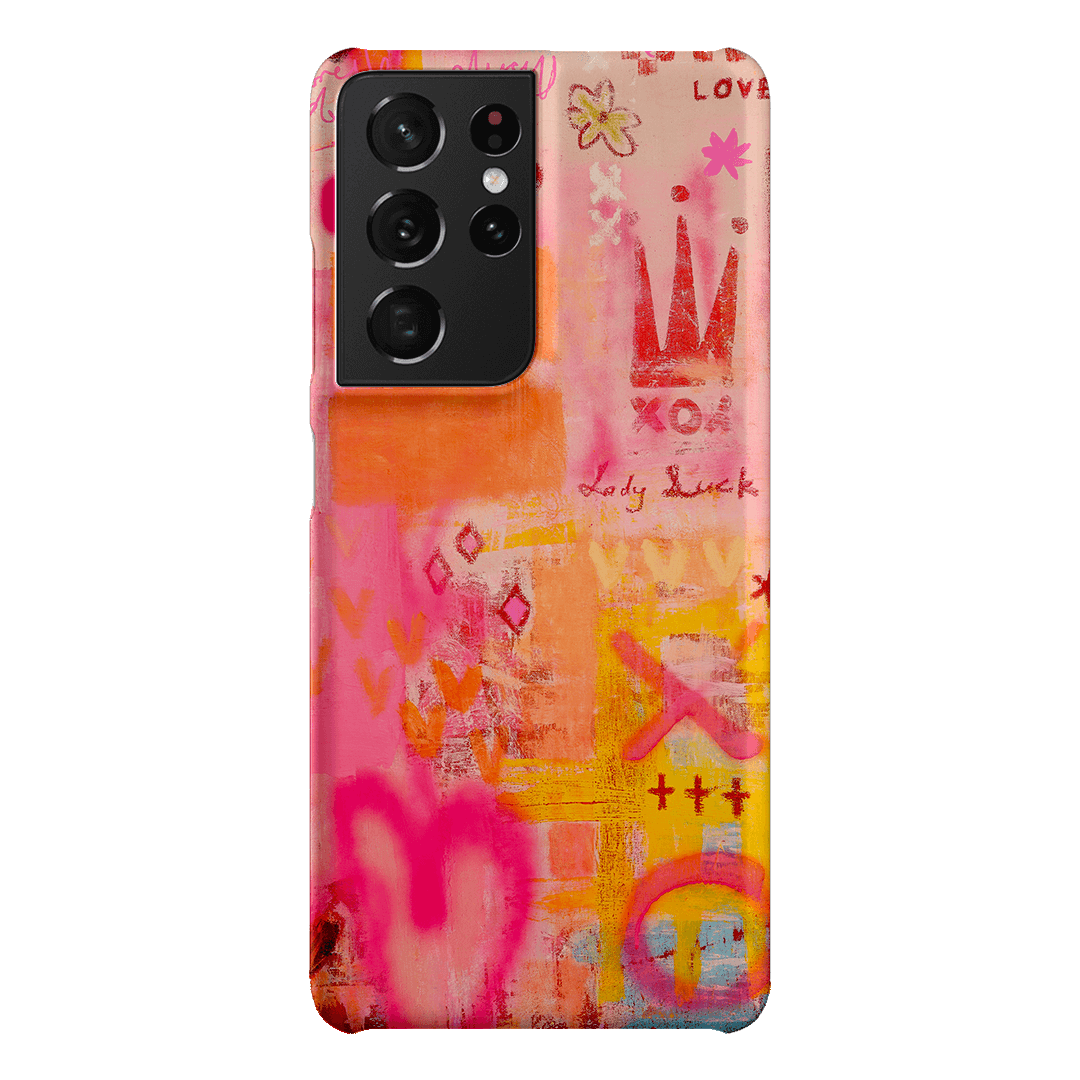 Lady Luck Printed Phone Cases Samsung Galaxy S21 Ultra / Snap by Jackie Green - The Dairy