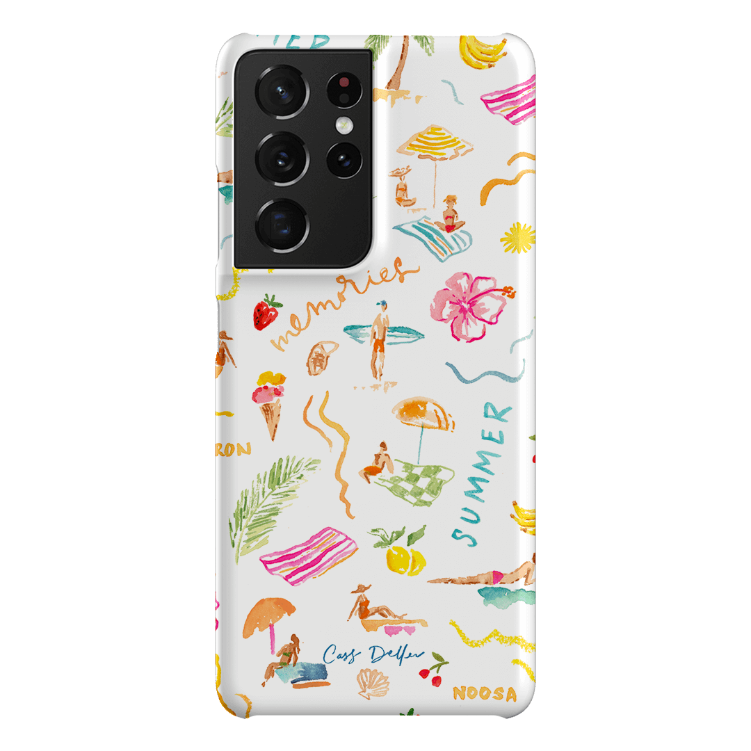 Summer Memories Printed Phone Cases Samsung Galaxy S21 Ultra / Snap by Cass Deller - The Dairy