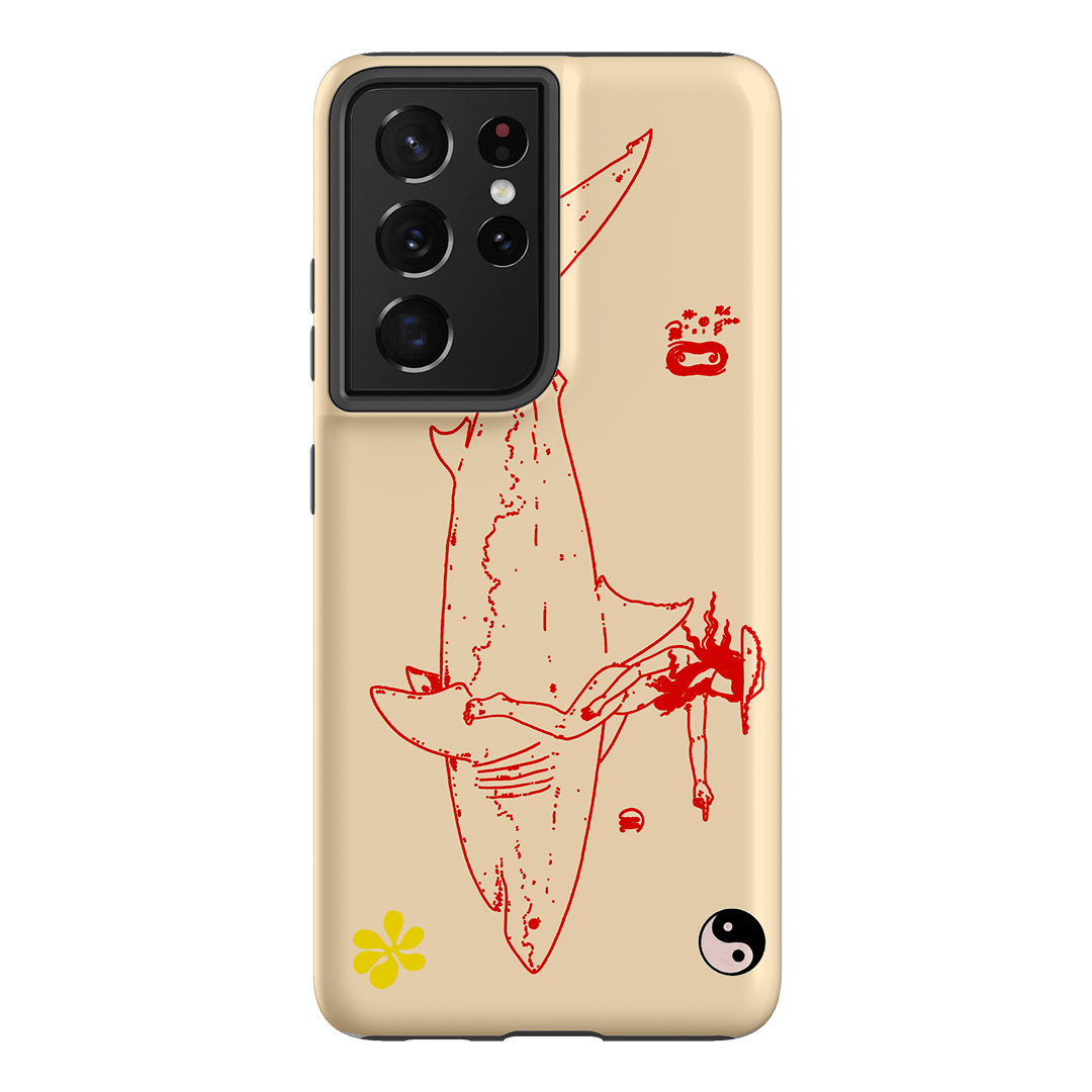 1800-Busy-Rn in Cream Printed Phone Cases Samsung Galaxy S21 Ultra / Armoured by Easty Beasty - The Dairy