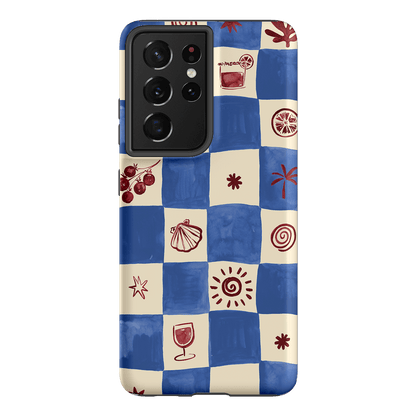 Afternoon Mezze Cornflower Printed Phone Cases Samsung Galaxy S21 Ultra / Armoured by Charlie Taylor - The Dairy