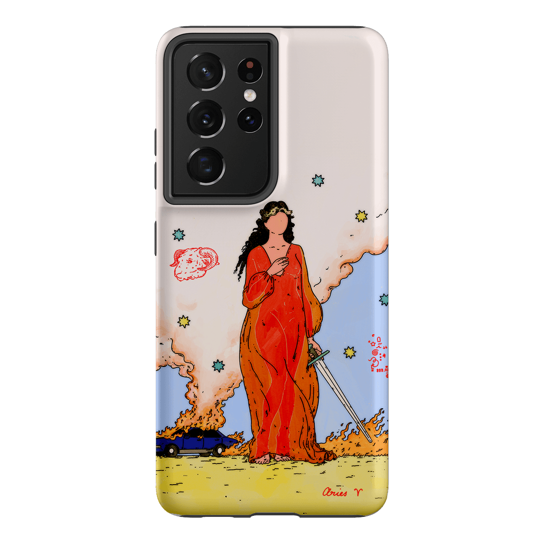 Aries Season Printed Phone Cases Samsung Galaxy S21 Ultra / Armoured by Easty Beasty - The Dairy