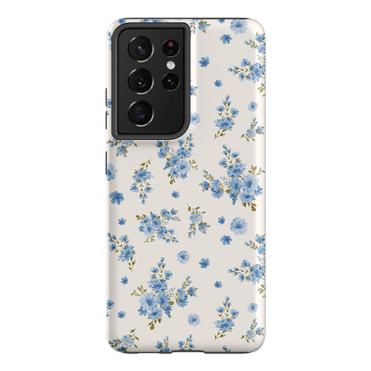 Blue Meadow Printed Phone Cases Samsung Galaxy S21 Ultra / Armoured by Kasiags Art - The Dairy