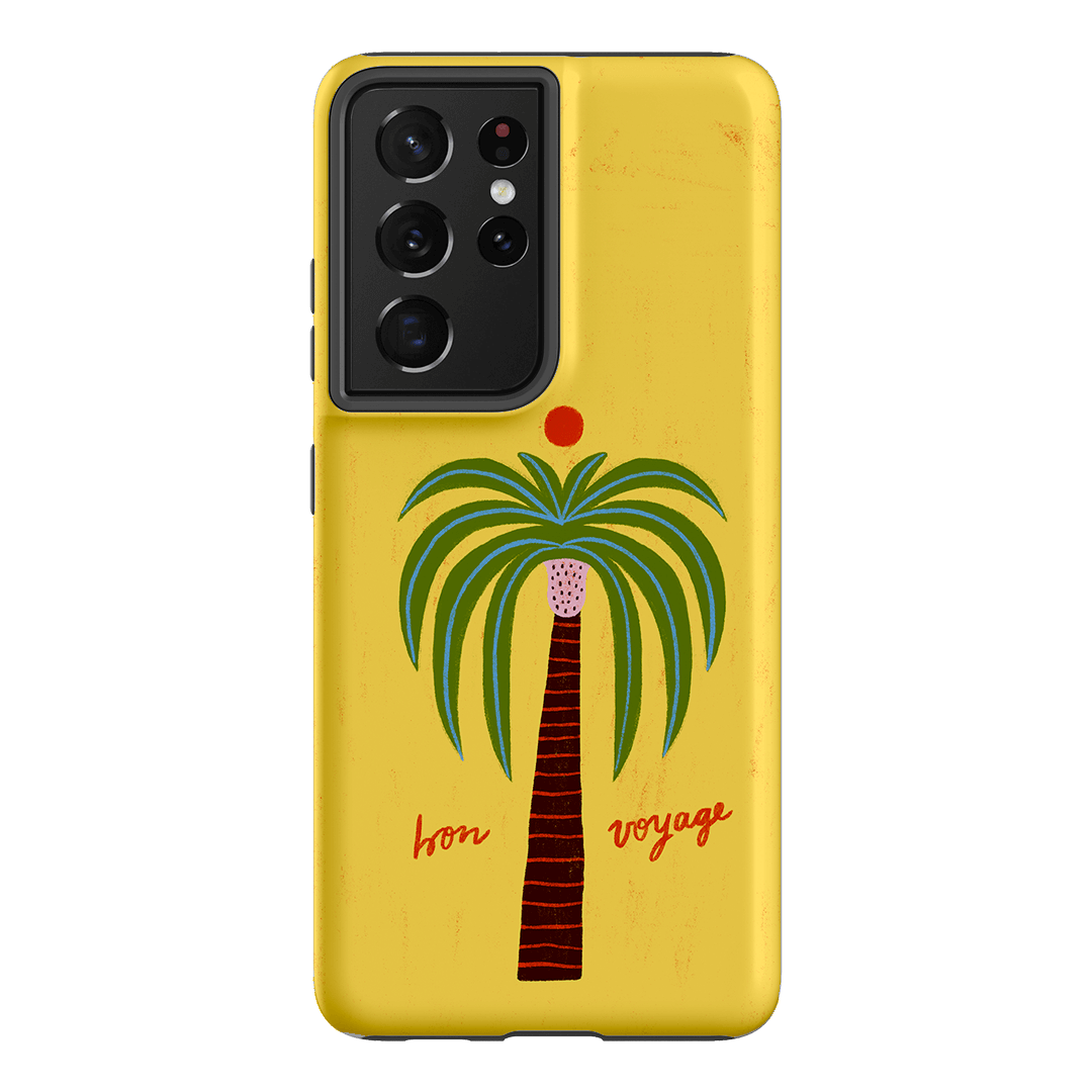 Bon Voyage Yellow Printed Phone Cases Samsung Galaxy S21 Ultra / Armoured by Marie Fauritte - The Dairy