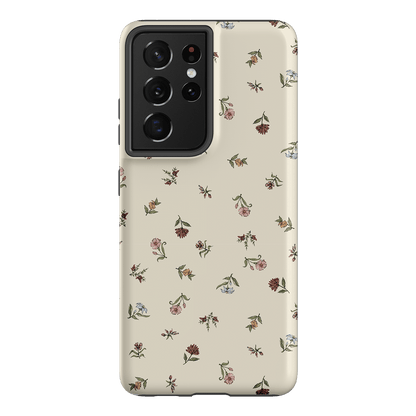 Butter Ditsy Printed Phone Cases Samsung Galaxy S21 Ultra / Armoured by Veronica Tucker - The Dairy