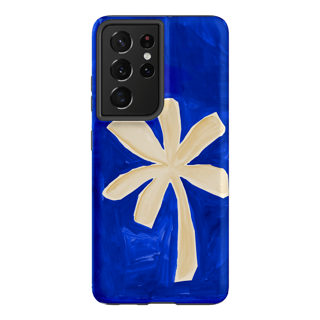 Bleu Palm Printed Phone Cases Samsung Galaxy S21 Ultra / Armoured by Charlie Taylor - The Dairy