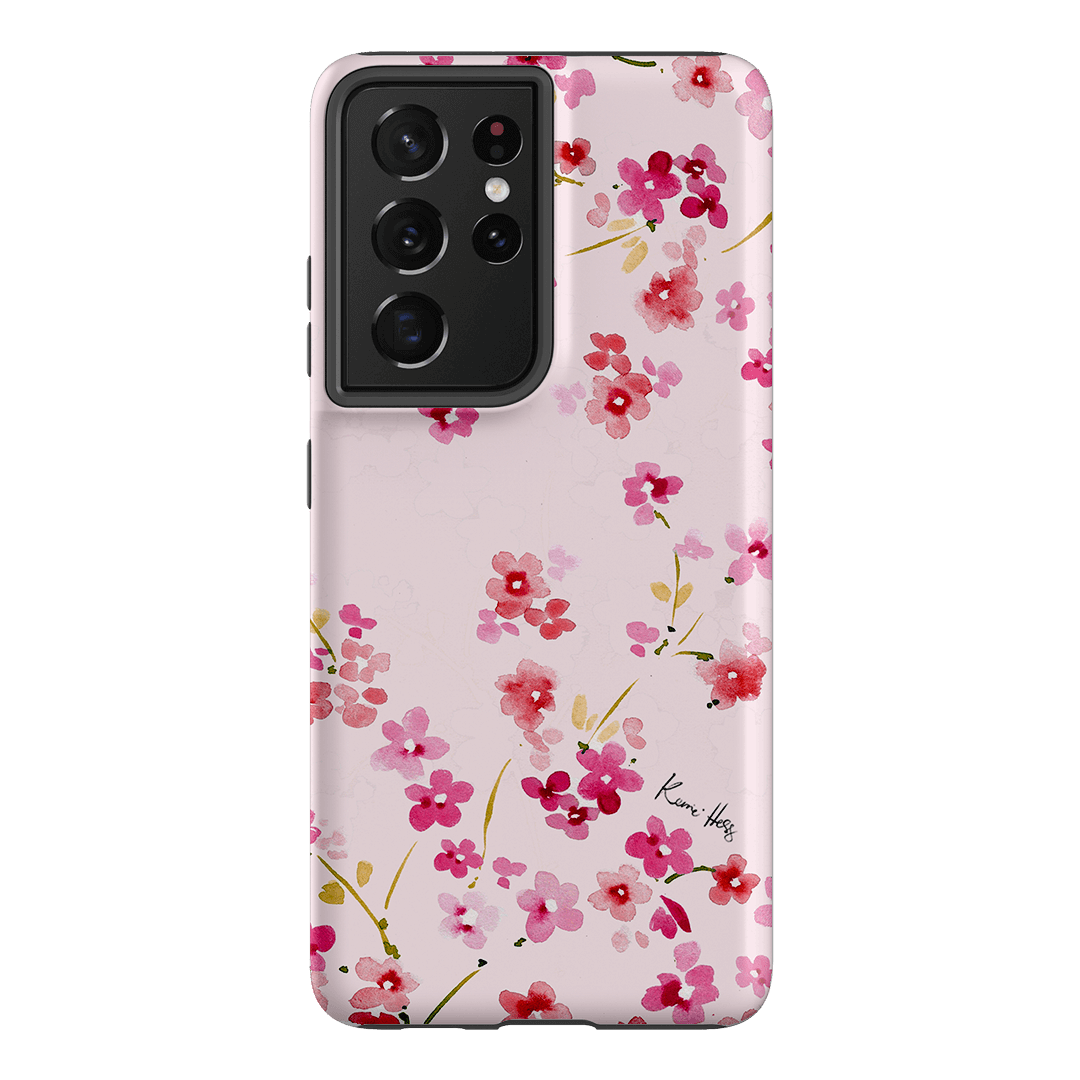 Cherry Blossom Printed Phone Cases Samsung Galaxy S21 Ultra / Armoured by Kerrie Hess - The Dairy