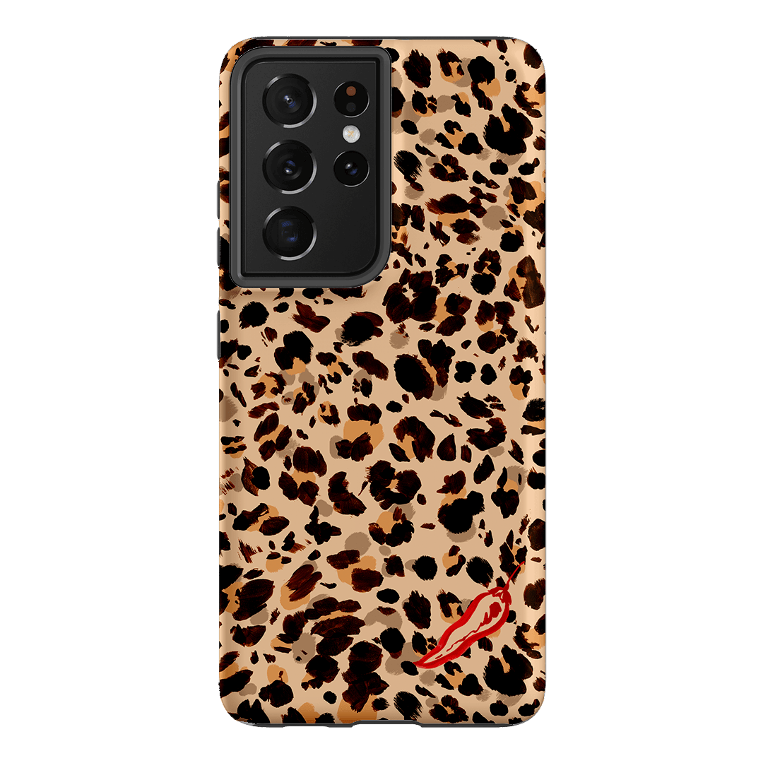 Chilli Leopard Printed Phone Cases Samsung Galaxy S21 Ultra / Armoured by Charlie Taylor - The Dairy