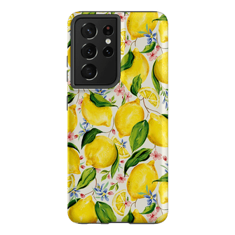 Citrus Lemon Printed Phone Cases Samsung Galaxy S21 Ultra / Armoured by Ellie Mae - The Dairy