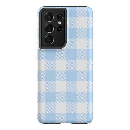 Cloud Plaid Printed Phone Cases Samsung Galaxy S21 Ultra / Armoured by The Dairy - The Dairy