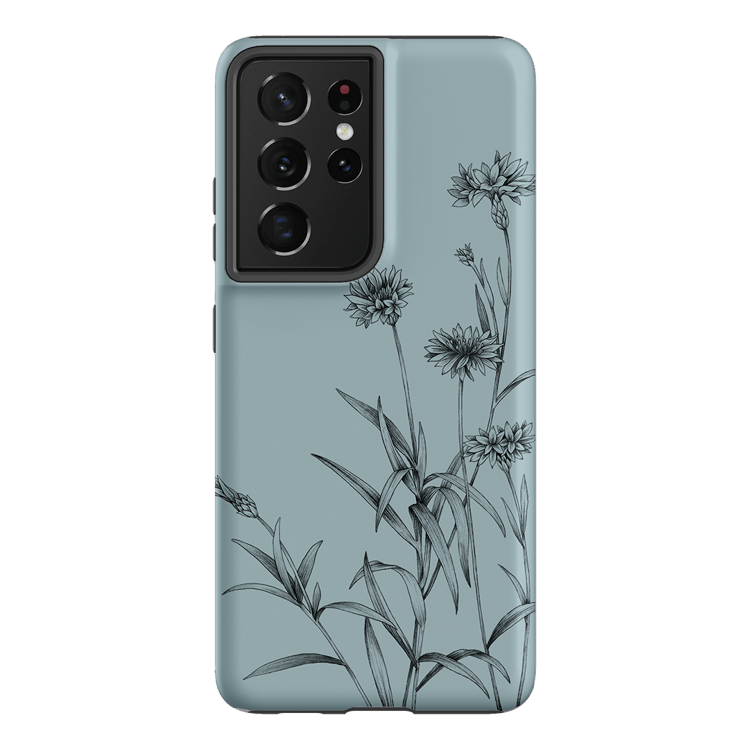 Cornflowers Study Printed Phone Cases Samsung Galaxy S21 Ultra / Armoured by Typoflora - The Dairy