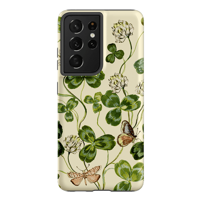 Clover & Butterflies Printed Phone Cases Samsung Galaxy S21 Ultra / Armoured by Ellie Mae - The Dairy