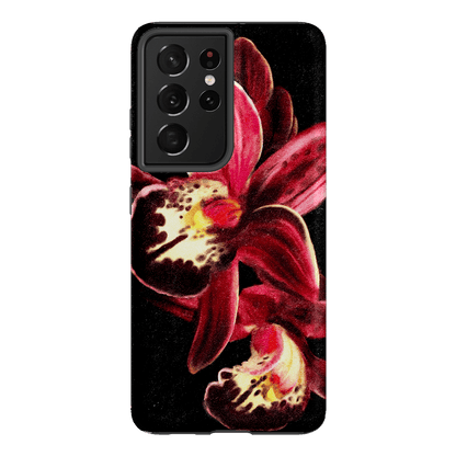 Deep Orchid Printed Phone Cases Samsung Galaxy S21 Ultra / Armoured by Sally Hungerford - The Dairy