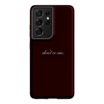 Don't CC Me Fancy Printed Phone Cases Samsung Galaxy S21 Ultra / Armoured by The Dairy - The Dairy