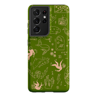 Easty Flash Green Printed Phone Cases Samsung Galaxy S21 Ultra / Armoured by Easty Beasty - The Dairy