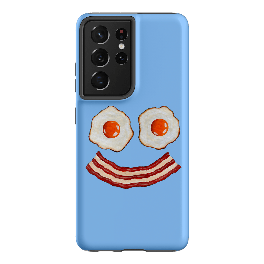 Eggs & Bacon Printed Phone Cases Samsung Galaxy S21 Ultra / Armoured by Kayla Henley - The Dairy