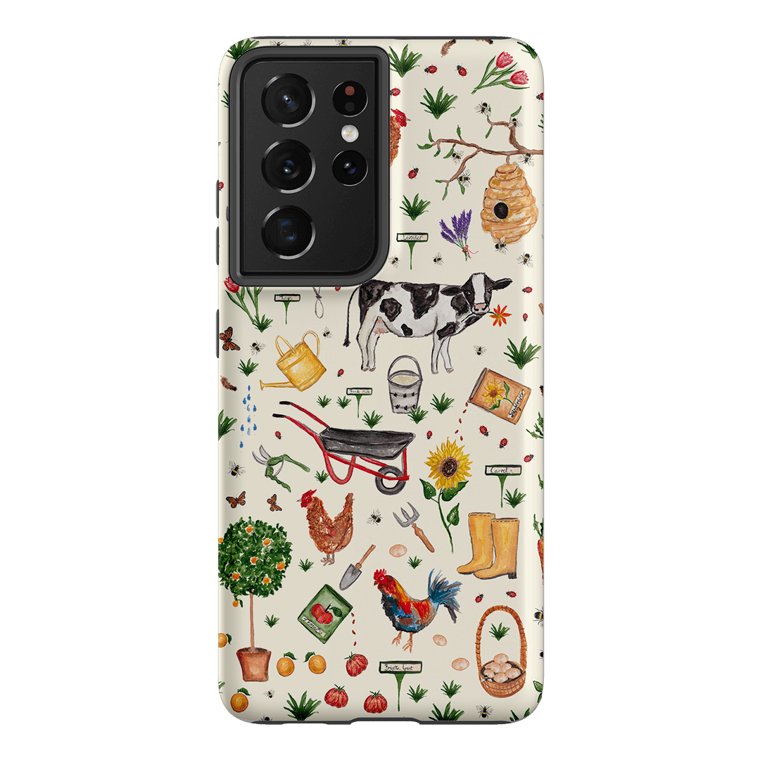 Farm Stay Printed Phone Cases Samsung Galaxy S21 Ultra / Armoured by BG. Studio - The Dairy