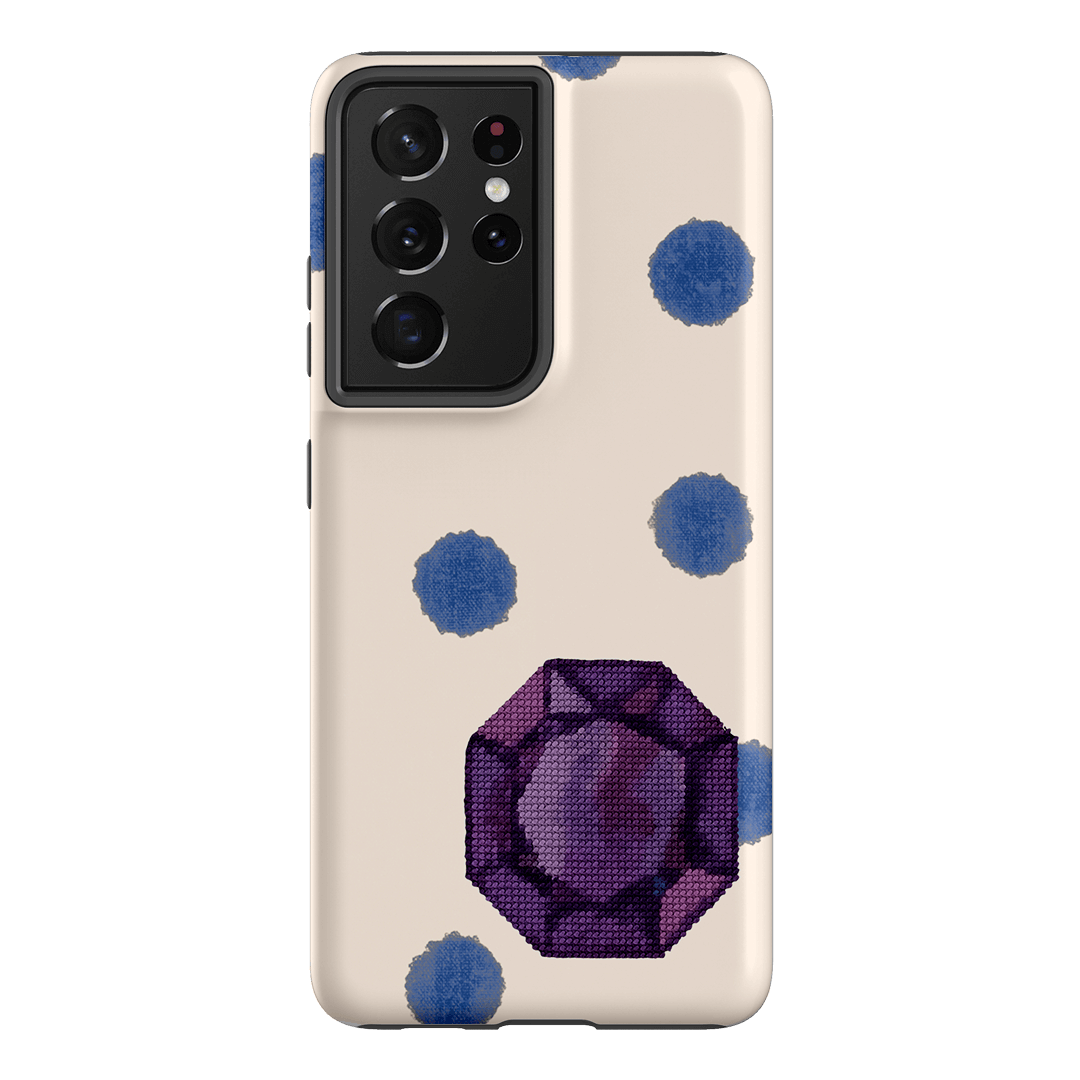 February Amethyst Printed Phone Cases Samsung Galaxy S21 Ultra / Armoured by Joiana - The Dairy