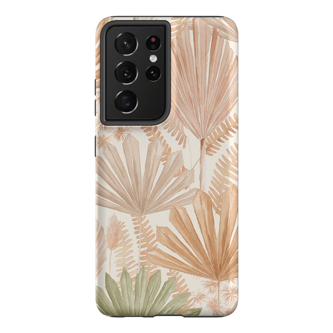 Golden Palm Printed Phone Cases Samsung Galaxy S21 Ultra / Armoured by Cass Deller - The Dairy