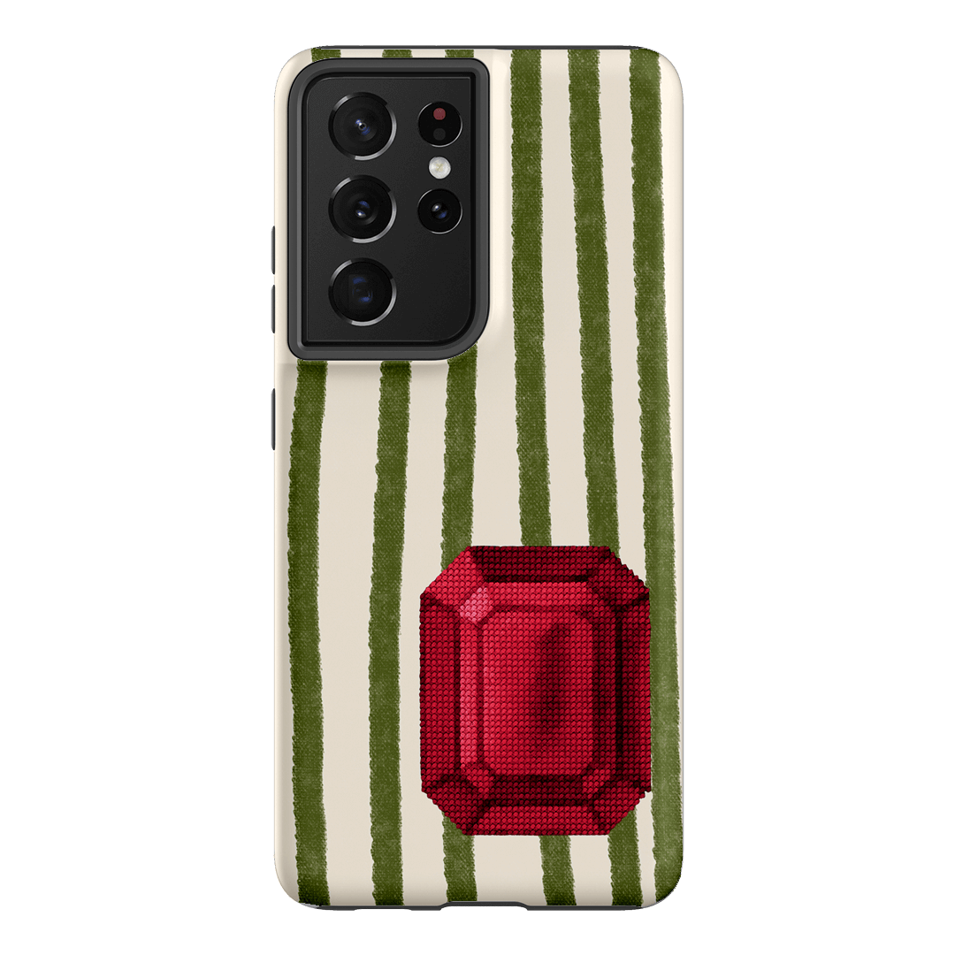 July Ruby Printed Phone Cases Samsung Galaxy S21 Ultra / Armoured by Joiana - The Dairy