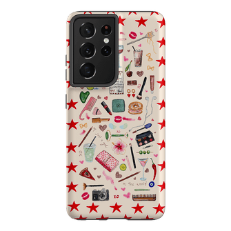 Just A Girl Printed Phone Cases Samsung Galaxy S21 Ultra / Armoured by BG. Studio - The Dairy