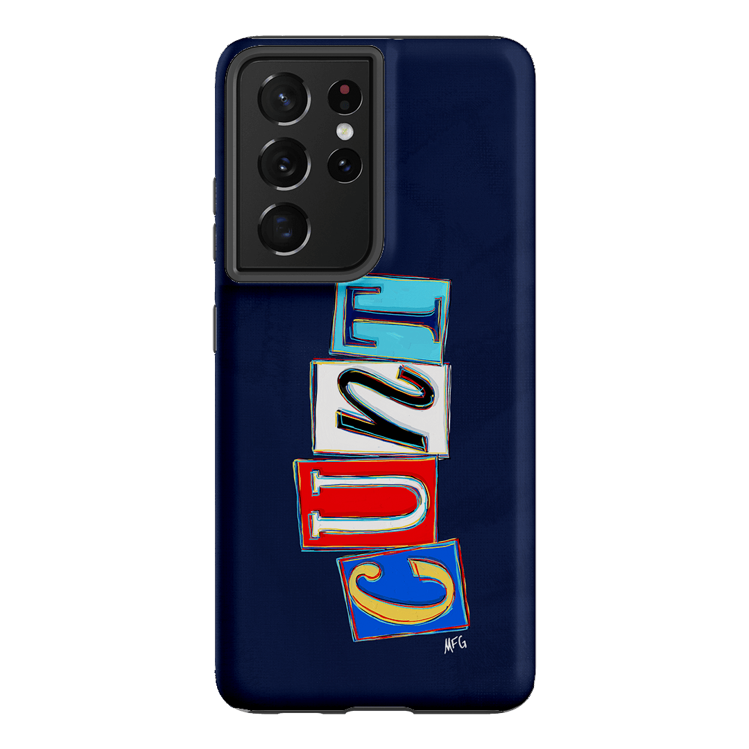 Lil Cnts Blue Printed Phone Cases Samsung Galaxy S21 Ultra / Armoured by Margarbs Art - The Dairy