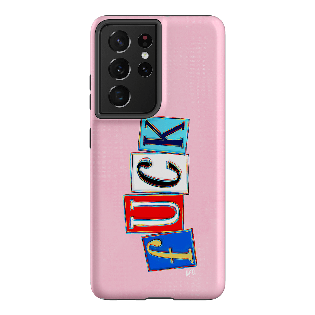 Lil Fcks Pink Printed Phone Cases Samsung Galaxy S21 Ultra / Armoured by Margarbs Art - The Dairy