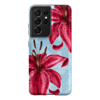 Lillies Printed Phone Cases Samsung Galaxy S21 Ultra / Armoured by Sally Hungerford - The Dairy