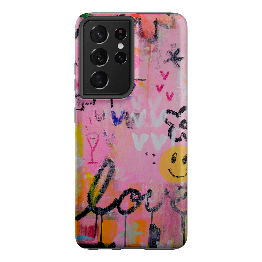 Love Smiles Printed Phone Cases Samsung Galaxy S21 Ultra / Armoured by Jackie Green - The Dairy