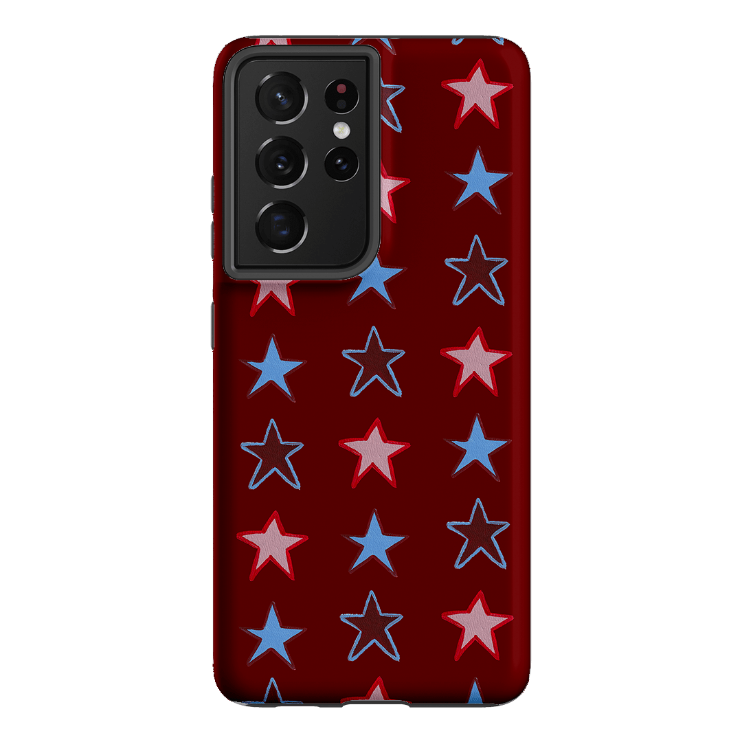 Lucky Stars Rouge Printed Phone Cases Samsung Galaxy S21 Ultra / Armoured by BG. Studio - The Dairy