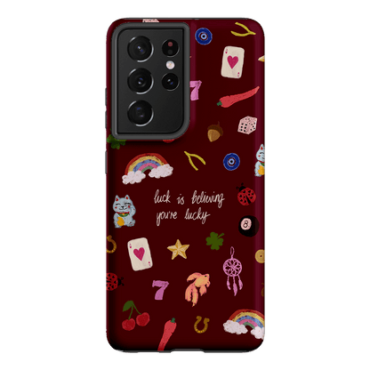 Lucky Printed Phone Cases Samsung Galaxy S21 Ultra / Armoured by Amy Gibbs - The Dairy