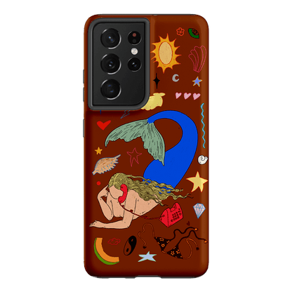 Mermaid Salad Chocolate Printed Phone Cases Samsung Galaxy S21 Ultra / Armoured by Easty Beasty - The Dairy