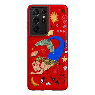 Mermaid Salad Scarlet Printed Phone Cases Samsung Galaxy S21 Ultra / Armoured by Easty Beasty - The Dairy