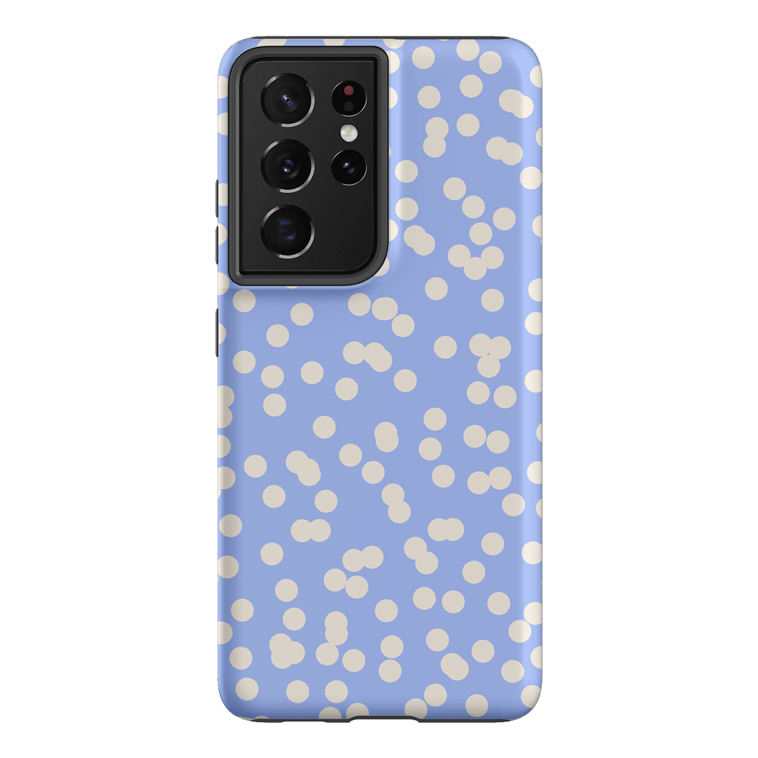 Mini Confetti Periwinkle Salt Printed Phone Cases Samsung Galaxy S21 Ultra / Armoured by Veronica Tucker - The Dairy