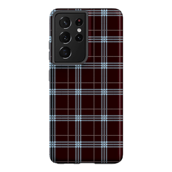 Mocha Plaid Printed Phone Cases Samsung Galaxy S21 Ultra / Armoured by The Dairy - The Dairy