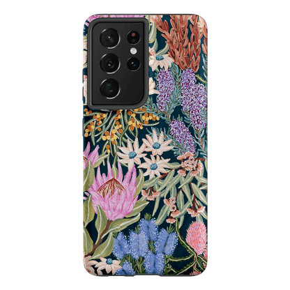 Moonlit Floral Printed Phone Cases Samsung Galaxy S21 Ultra / Armoured by Amy Gibbs - The Dairy