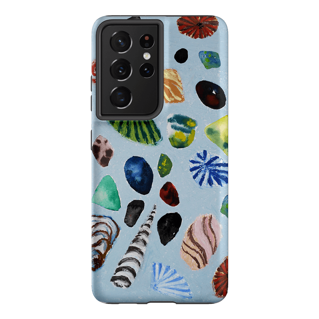 Ocean Currency Printed Phone Cases Samsung Galaxy S21 Ultra / Armoured by Lisa Hu - The Dairy