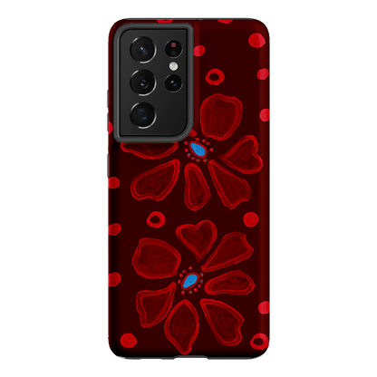 Painted Petal Rouge Printed Phone Cases Samsung Galaxy S21 Ultra / Armoured by BG. Studio - The Dairy