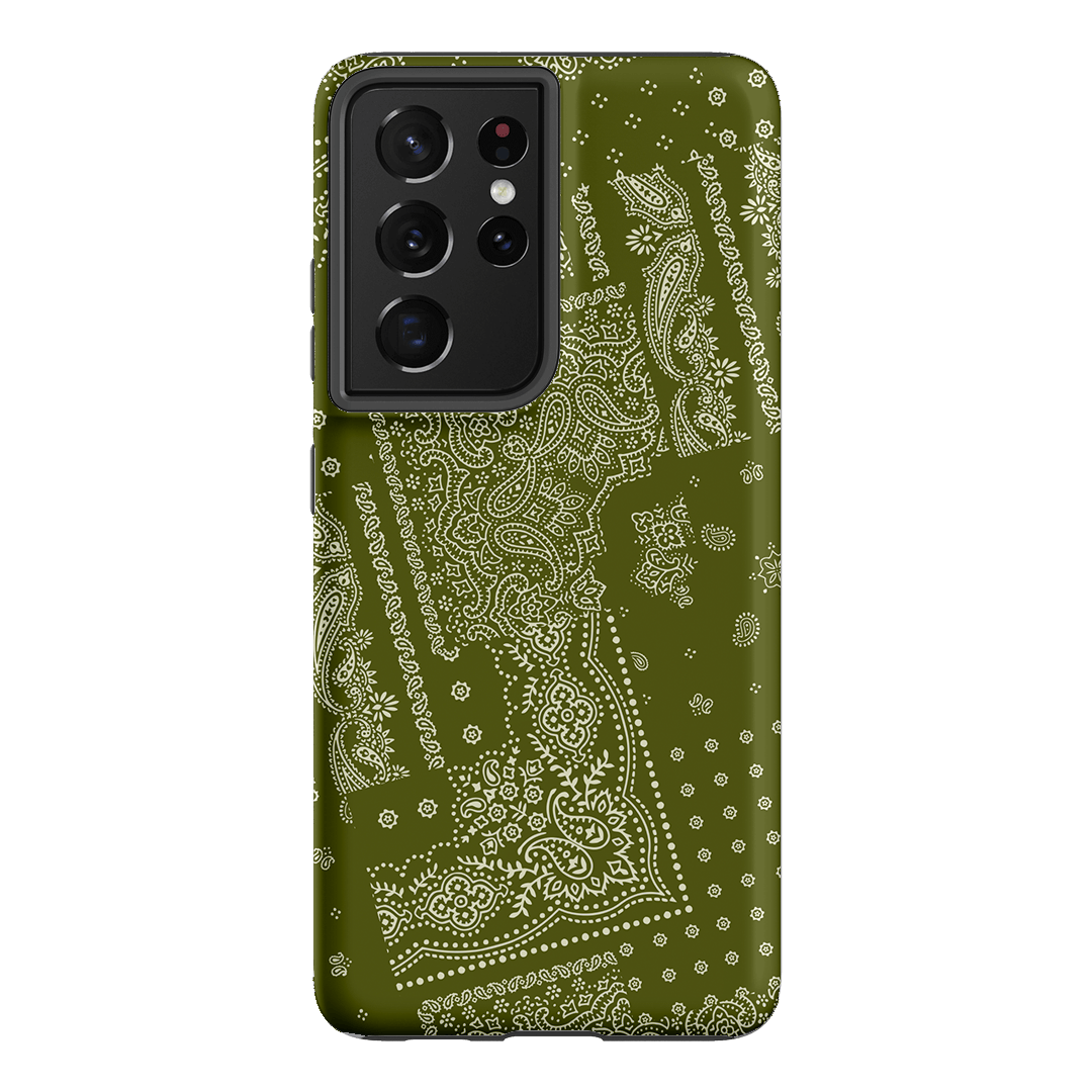Paisley Fern Printed Phone Cases Samsung Galaxy S21 Ultra / Armoured by The Dairy - The Dairy