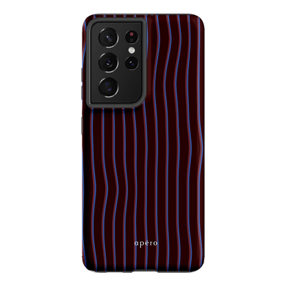 Panama Burgundy Printed Phone Cases Samsung Galaxy S21 Ultra / Armoured by Apero - The Dairy