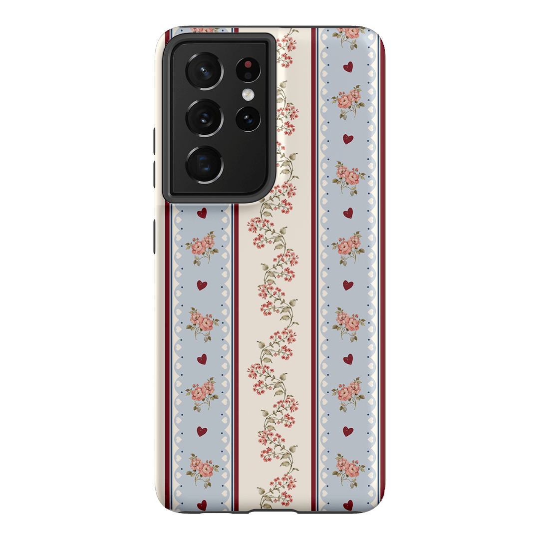 Pastel Stripe Printed Phone Cases Samsung Galaxy S21 Ultra / Armoured by Kasiags Art - The Dairy