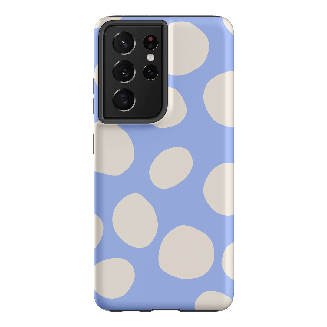 Pebbles Periwinkle Salt Printed Phone Cases Samsung Galaxy S21 Ultra / Armoured by Veronica Tucker - The Dairy