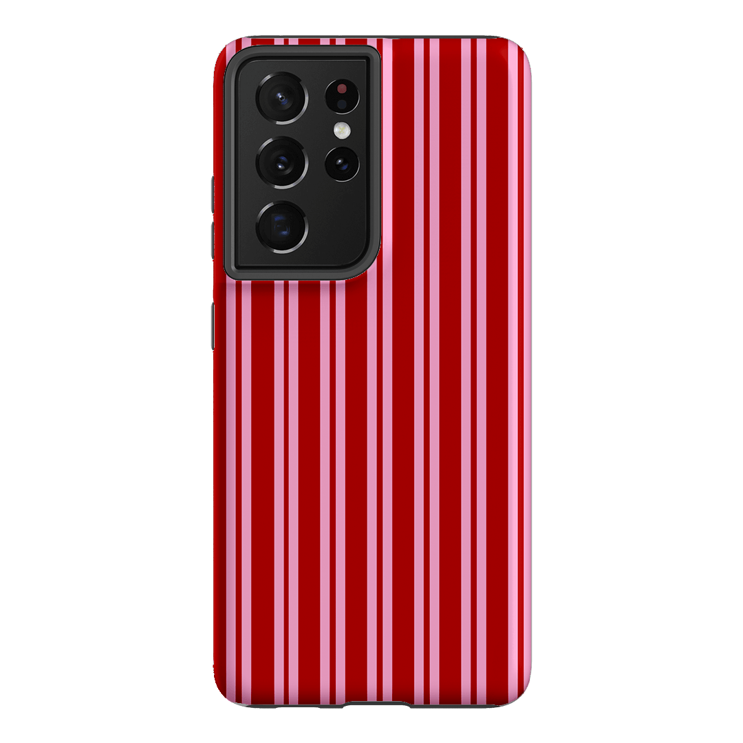 Punch Stripes Printed Phone Cases Samsung Galaxy S21 Ultra / Armoured by The Dairy - The Dairy
