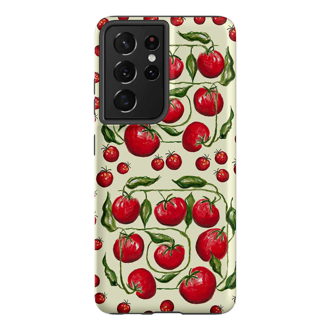Red Tomatoes Printed Phone Cases Samsung Galaxy S21 Ultra / Armoured by BG. Studio - The Dairy