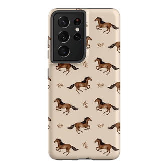 Running Horse Printed Phone Cases Samsung Galaxy S21 Ultra / Armoured by Kasiags Art - The Dairy