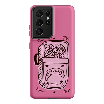 Sardine Social Pink Printed Phone Cases Samsung Galaxy S21 Ultra / Armoured by The Dairy - The Dairy