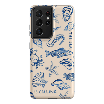 Sea Call Printed Phone Cases Samsung Galaxy S21 Ultra / Armoured by Cass Deller - The Dairy