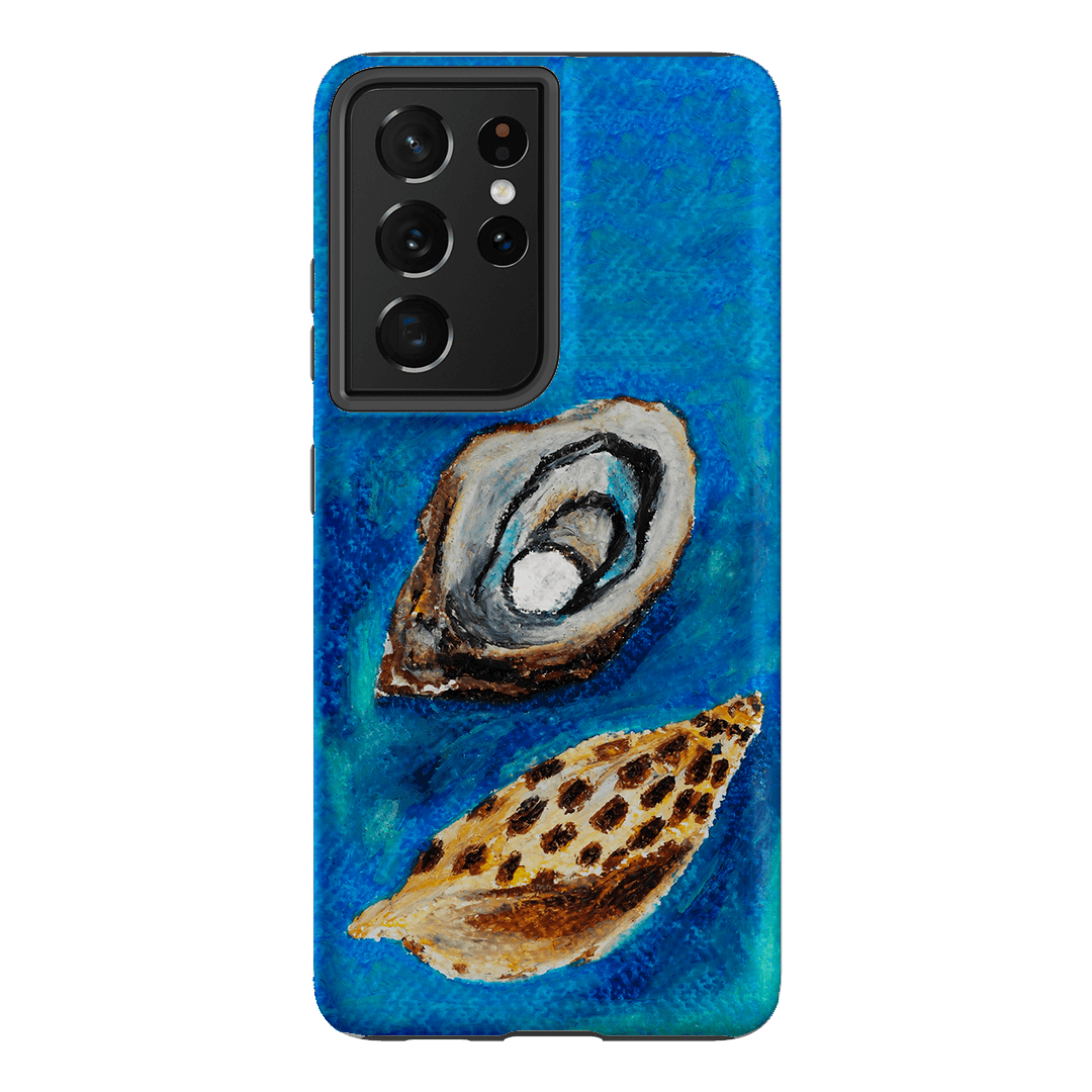 Sea Shells Printed Phone Cases Samsung Galaxy S21 Ultra / Armoured by Lisa Hu - The Dairy